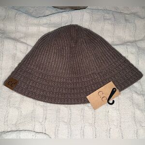 C.C Dark Brown Knit Hat